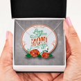 thumbnail image 3 of Love You Mom Mom Gift Scripted Love Necklace Stainless Steel Message Card Gift, 3 of 7
