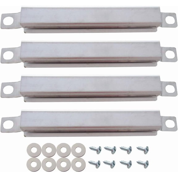 G614-0095-W1A G560-0010-W1 Stainless Steel Flame Carryover Tube for Charbroil Grill Replacement Parts 463230515 463230514 463230513 Gas Grill Crossover Tube for Kemmore 6 3/8 inch Set of 4 KC624