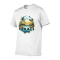 thumbnail image 2 of Graphic Tees Beach Summer Gildan Men's Short Sleeve T-Shirt 180g, 2 of 8