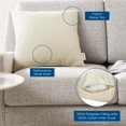 thumbnail image 2 of Accent Throw Pillow, Velvet, Ivory White, Modern Contemporary Urban Design, Living Lounge Room Hotel Lobby Hospitality, 2 of 4