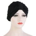 thumbnail image 4 of iHPH7 Scarf for Women Head Wrap Head Wraps for Women Head Scarf for Women's Hair Head Wrap Scarf Chemo Caps for Women, Black One Size, 4 of 4