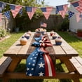 thumbnail image 4 of Sokhug Independence Day Table Runner - 71x13in Star Pattern Placemat for Dining, Multicolor D, 4 of 6