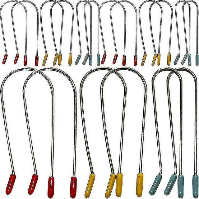 24pcs Hot Curler Clips Replacement Hot Roller Clips Rollers Securing Pin For Home Salon-hy