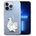 thumbnail image 1 of WIRESTER Soft TPU Clear Case Slim Protective Cover for Apple iPhone 13 Pro Max 6.7" 2021, White Silkie Chicken, 1 of 3