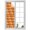 Orange, variant on Window Privacy Film Western Cowboys Stained Glass Window Film Decorative Sun Block Window Cover Country Mountain Cactus Tropical Plant Window Clings Static Adhesive Sticker for Bathroom 23.6"x59"