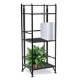 thumbnail image 2 of Convenience Concepts Xtra Storage 3 Tier Folding Metal Shelf, Black, 2 of 4