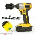 thumbnail image 7 of 2 Inch Diameter Ultra Stiff Electric Power Brush Small Diameter Medium Bathroom Surface Brush by Drillbrush, 7 of 7