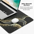 thumbnail image 5 of Extended Large Mouse Pad, XXL Gaming Mousepad 31.5 x 15.7 Inch, Big Computer Keyboard Desk Pad, Waterproof Mouse Mat with Stitched Edges and Non-Slip Base for Office Gaming, Black Marble, 5 of 5