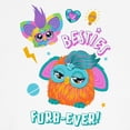thumbnail image 3 of CafePress - Besties Furbever! Kids T Shirt - Light Classic Kids Graphic, Short Sleeve T-Shirt, Sizes XS-XL, 3 of 4