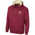 thumbnail image 2 of Men's Colosseum Garnet Florida State Seminoles Half-Zip Hoodie, 2 of 3