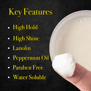 Pete & Pedro Hair POMADE - Men’s Hairstyling, Medium Hold, High Shine 2 oz.