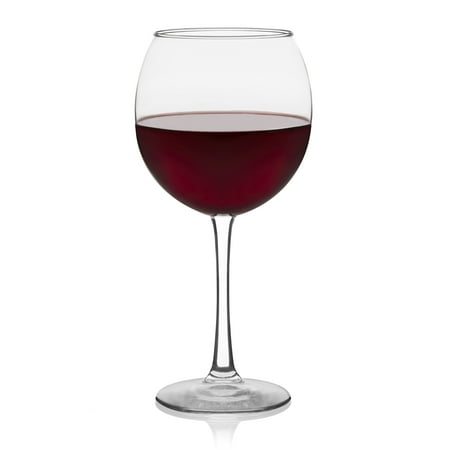 Speckled Red Wine - Libbey Vina Red Wine Glasses, Set of 6