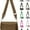 Caramel-a, variant on Checkered Crossbody Bum Bag for Women Nylon Checkereds Crossbody Bag Spacious Checkered Purse Bum Bag (Light purple)