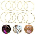 thumbnail image 3 of 10 Pcs Bague en Fer Attrape-Rêves Bricolage Bague Ronde Attrape-Rêves Bricolage Accessoires Attrape-Rêves (80mm), 3 of 8