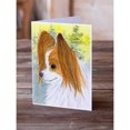 thumbnail image 2 of Caroline's Treasures Papillon Greeting Cards with Envelopes, 5" x 7" (8 Count), 2 of 2
