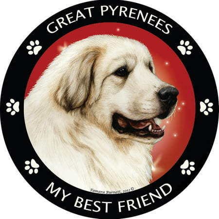 Great Pyrenees My Best Friend Magnet (Best Food For Great Pyrenees)