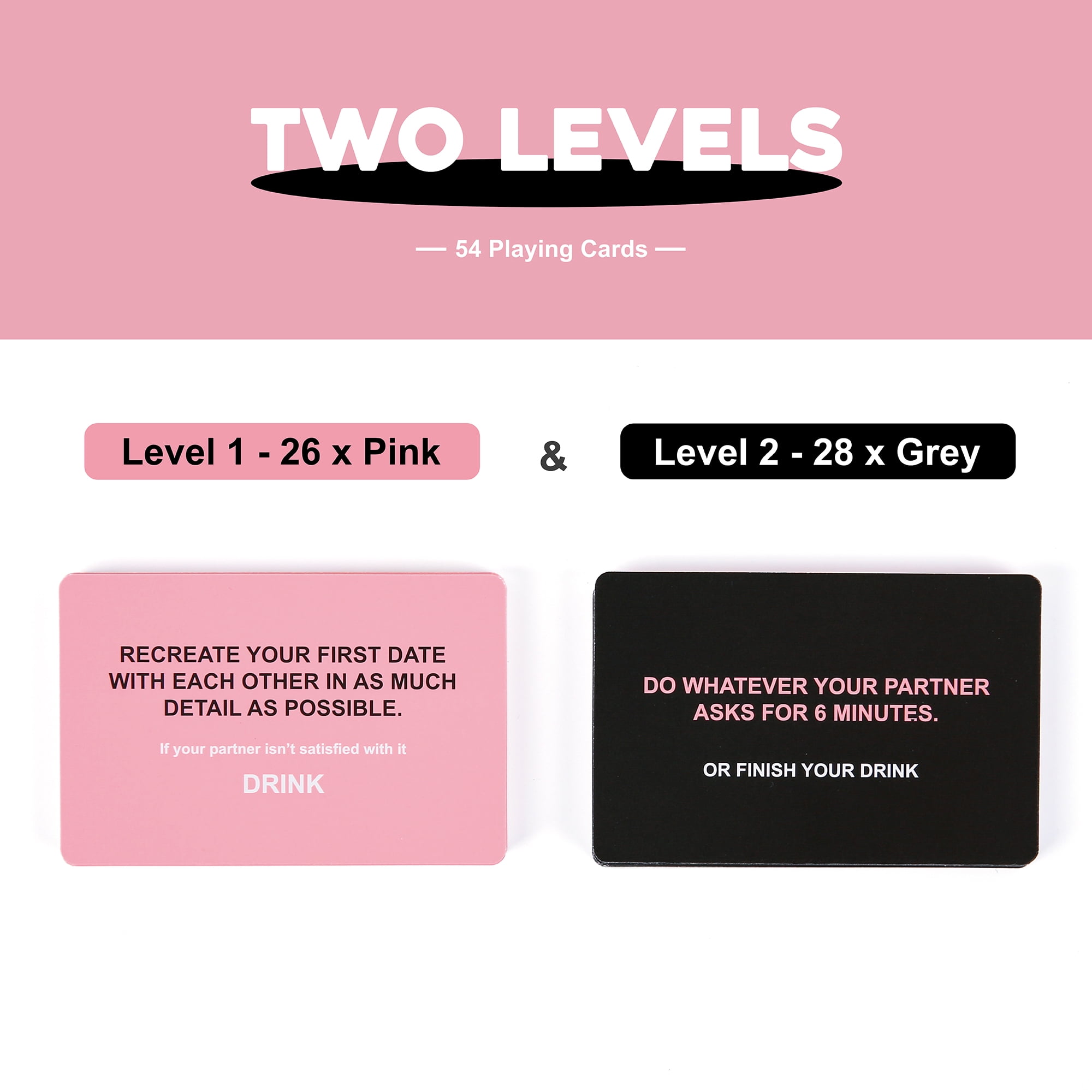 Drunk Lovers - Couples Games Couples Drinking  Game for Date Night, 54  Cards