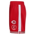 thumbnail image 4 of Youth  Red Cincinnati Reds Infielder Shorts, 4 of 4