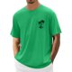 thumbnail image 2 of Men's T-shirt T-shirts Graphic Text Pool3D Printing Street Casual Short Sleeve Printed Clothing Basic 2XL, 2 of 5