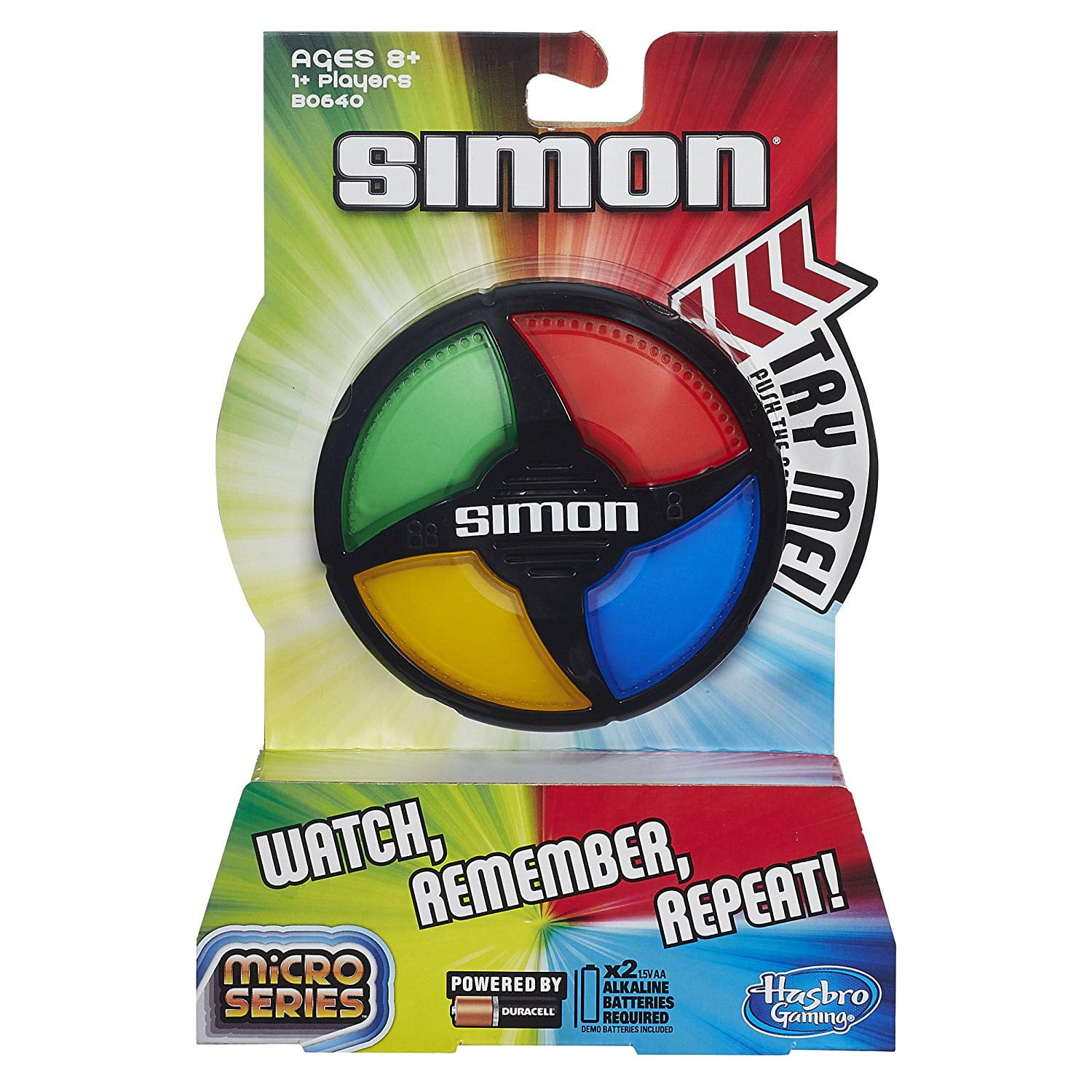 "SIMON" Micro Series 3.5" Mini Electronic Handheld Game by Hasbro 
