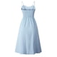 thumbnail image 4 of Vestido Midi Elegante Vestido ajustado para mujer Estilo bohemio Ajuste holgado Cuello en V Color sólido Traje de vacaciones Kuymtek Celeste M para Mujer, 4 of 8