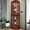 Walnut, variant on MDQMD Corner Cabinet with Vintage Handle for Living Room,Glass Door Wood Corner Cabinet,Curio Display Cabinet with Adjustable Shelves,Cherry