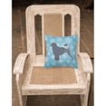 thumbnail image 2 of Carolines Treasures BB3568PW1818 Winter Snowflake Portuguese Water Dog Fabric Decorative Pillow, 2 of 2