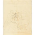 thumbnail image 3 of Benjamin West 12x14 Black Modern Framed Museum Art Print Titled - Sketch for a Family Group, 3 of 5
