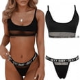 thumbnail image 2 of Ropa interior sexy de estilo europeo y americano, ropa interior sexy con letras huecas y tres puntos para mujer, 2 of 6