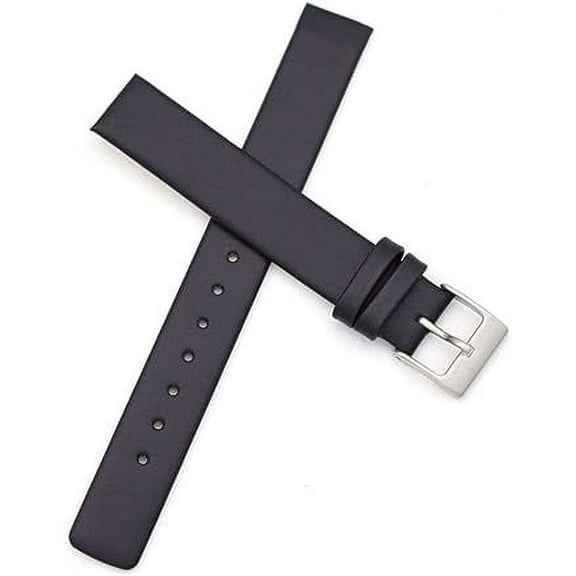NIAUGE 14mm Screwing Genuine Leather Watch Strap Replacement for Skagen