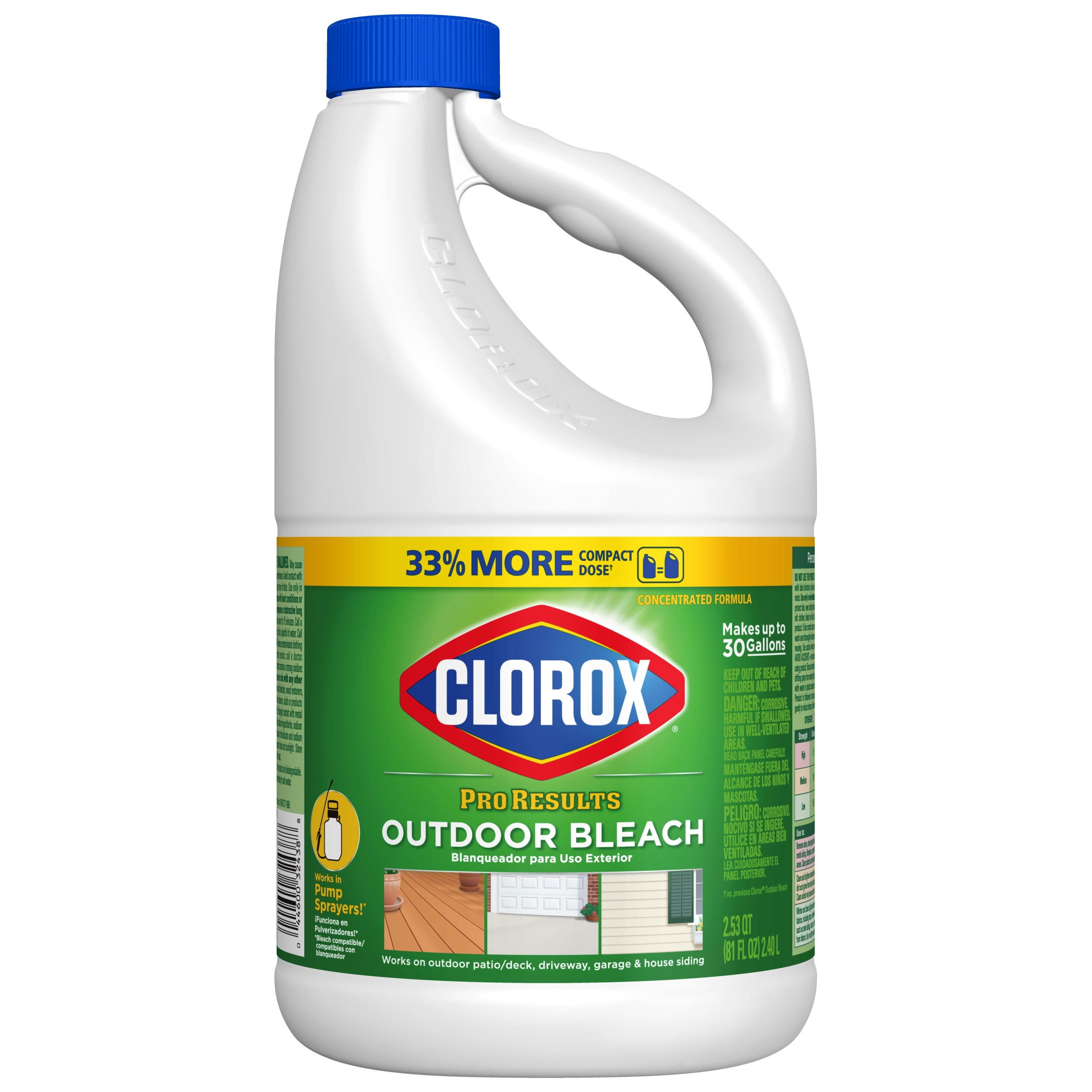 Clorox Pro Results Outdoor Bleach for Cleaning (Concentrated Formula