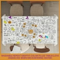 thumbnail image 4 of CXALSSY Halloween Decor, Halloween Decorations, Halloween Decorations Indoor, Halloween Indoor Decor, Halloween Coloring Tablecloth Washable And Re-colorable Table Cloth, 4 of 7