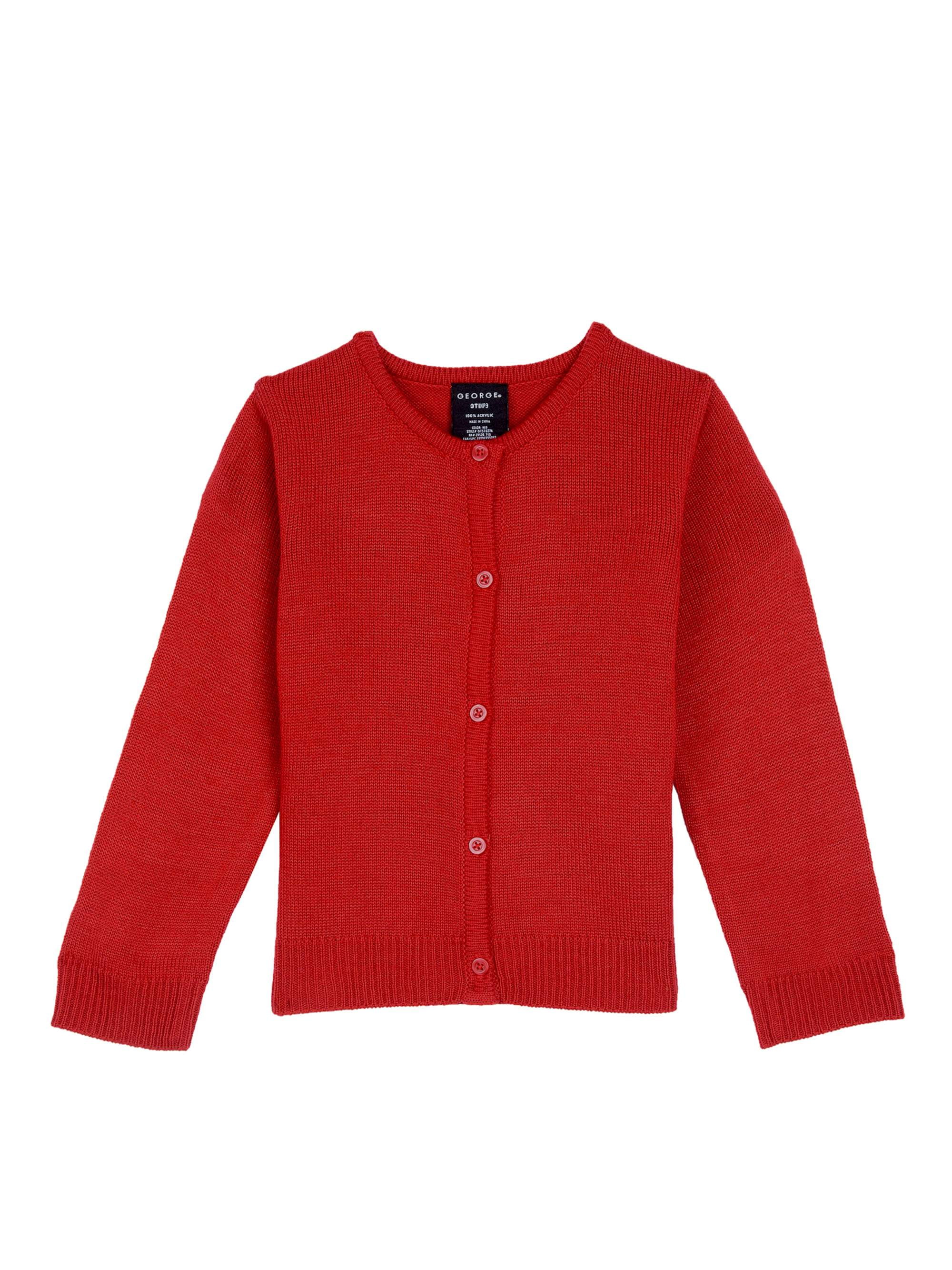 Toddler Girls School Uniform Cardigan Sweater (Toddler Girls)