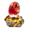 thumbnail image 2 of Huevo de dragón de lava, adornos de resina, huevo de dragón de cristal hecho a mano, regalo para niños, decoración del hogar., 2 of 7