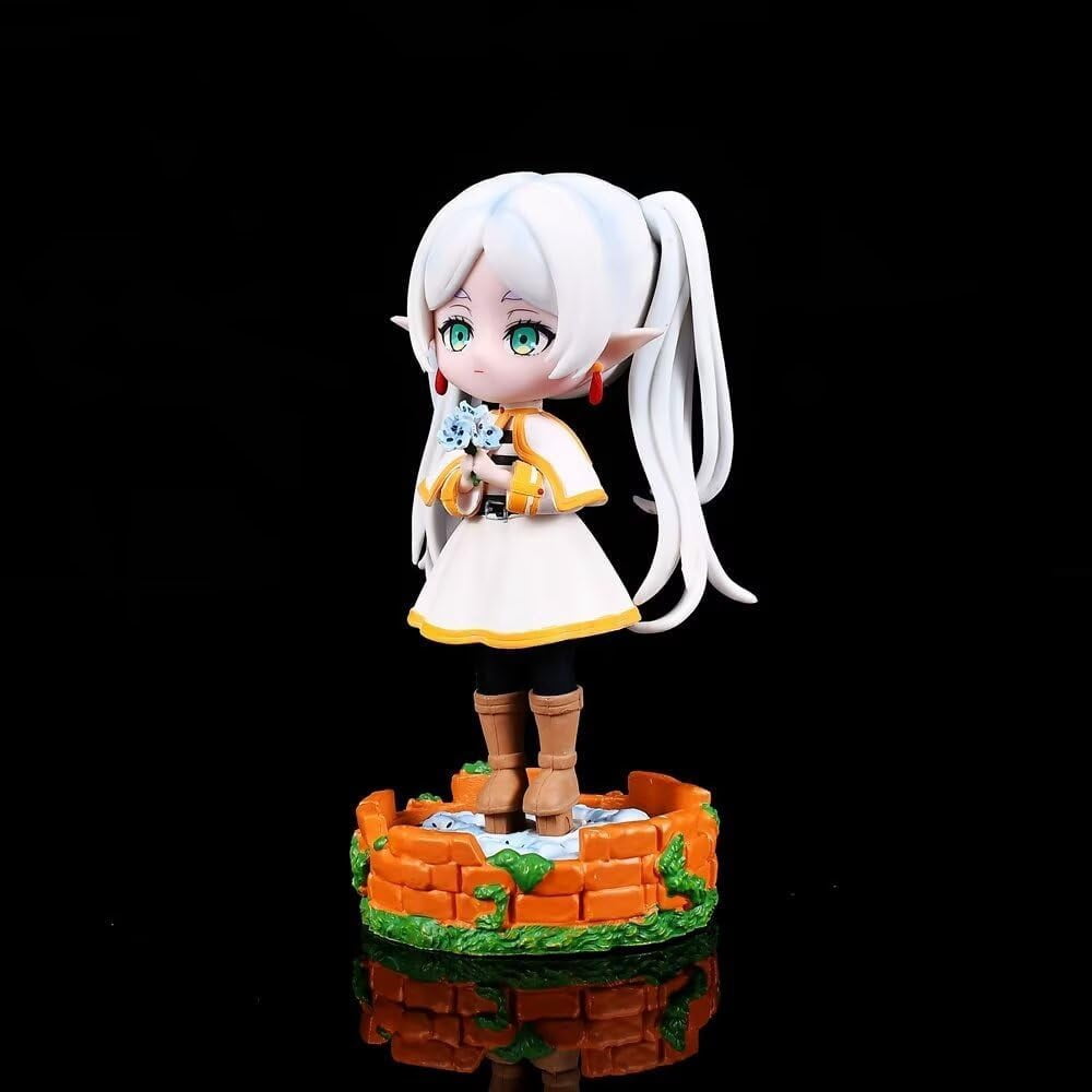 Newly Nilou Figure Pretty Magic Elf Nilou Anime Figures 15cm/5.9inch Handmade PVC Anime Cartoon Manga Game Character Model Statue Collectible Craft Gift (a)