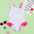 thumbnail image 6 of URMAGIC Baby Girls Swimsuit Ruffles Bathing Suits Cute Beach Sport Swimming Backless Summer One Piece Swimwear 18M-6T, 6 of 10