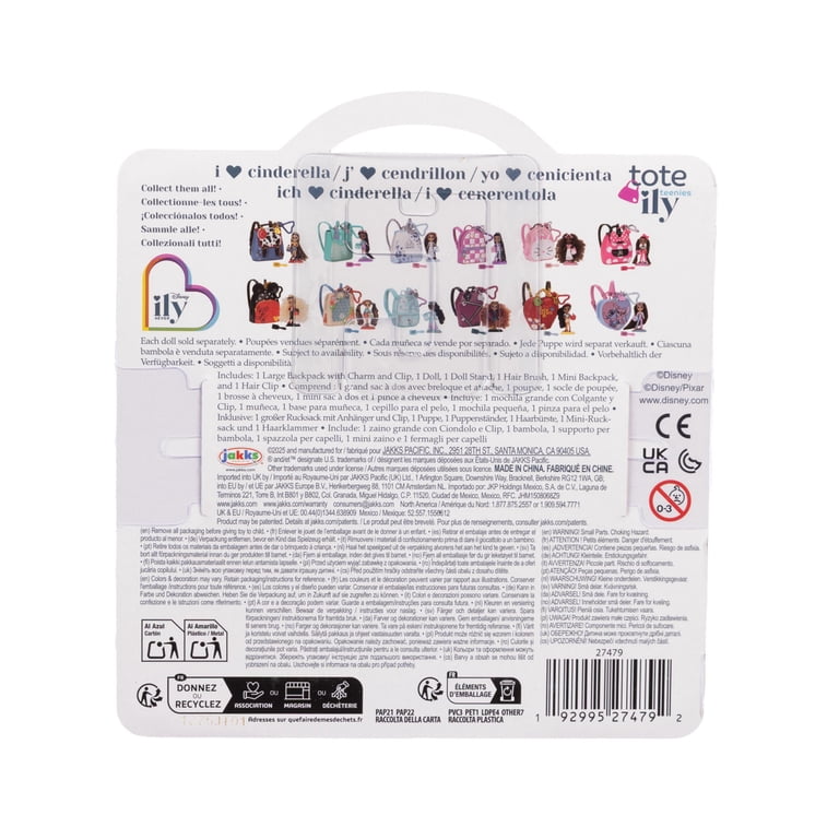Disney Tote Ily Teenies Series 2 I Love Cinderella Mini Doll