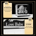 thumbnail image 5 of Personalized 3D Crystal Photo, Romantic Gift for Men and Women, Customized Engraved Crystal Picture Frames, Gifts for Any Occasion Wedding Anniversary Birthday Christmas Keepsake, 5 of 5