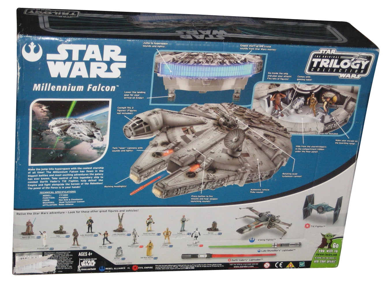 2004 hasbro store millennium falcon