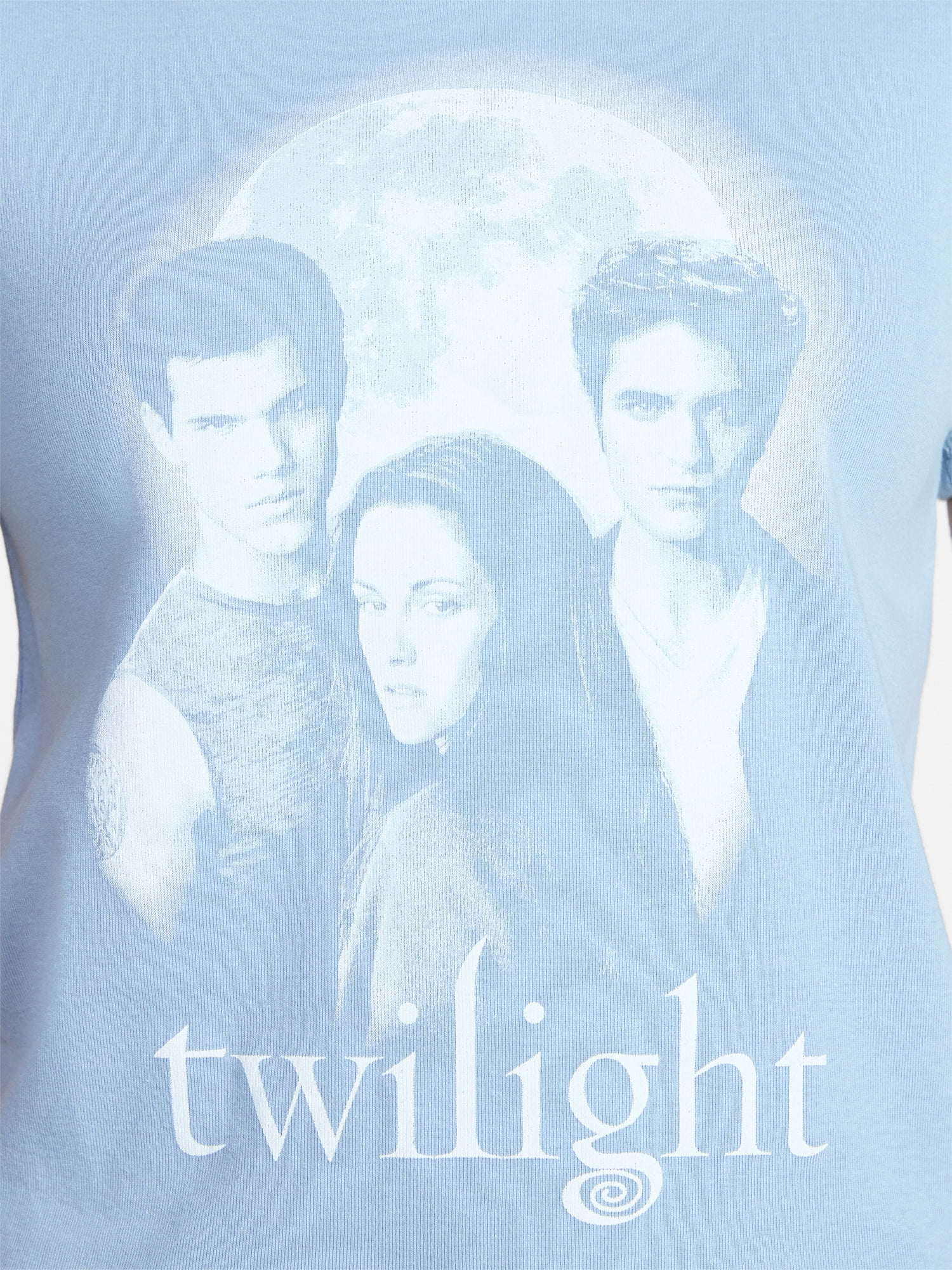 Twilight Moon Women's Graphic Tee with Short Sleeves, Sizes XXS-XXL