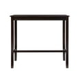 thumbnail image 6 of Linon Claridge 42 Inch Bar Height Pub Table, Walnut, 6 of 6