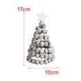 thumbnail image 7 of Tabletop Christmas Tree Decorative Mini Christmas Tree for Gifts Party Decor Gray Beads, 7 of 7