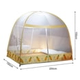 thumbnail image 3 of YAOMOBB Couverture de Chambre Filet Pliant Portable Fermeture Éclair Tente Entièrement Fermée Rideau de Lit, 3 of 7