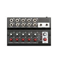 thumbnail image 1 of 10-Channel Mixing Console Digital Audio Mixer Stereo for Recording DJ Network Live Broadcast, 1 of 5