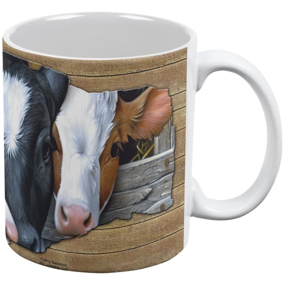 Queens of the Dairy Farm Cows All Over Coffee Mug