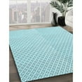 thumbnail image 3 of Ahgly Company Machine Washable Indoor Rectangle Transitional Electric Blue Area Rugs, 2' x 3', 3 of 7