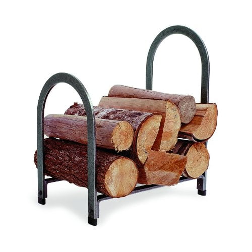 Enclume Design Déporté Arche Porte-Bûches, Acier Martelé