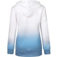 thumbnail image 3 of Fesfesfes Women Hooded Printed Long Sleeves Pullover Blouses Sweatshirt Tops Sale Tops on Clearance, 3 of 7