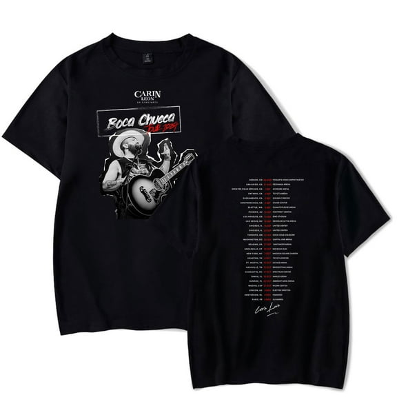 Carin Leon Boca Chueca Tour Merch T-Shirt Women Men Crewneck Short Sleeve Fashion Tee