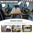 thumbnail image 3 of Kuiaobaty RV Dinette Cushions Covers Soft Camper Cushion Covers Camper Seat Covers Dinette Booth Sofa Slipcovers Accessories for Travel Trailer Couch, Vintage Floral Dragonfly Moon Star Pattern, 3 of 7